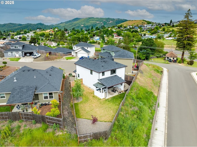 625 Brady Ln, Roseburg, OR 97471 - aerial view of residential area featuring a mountainous background