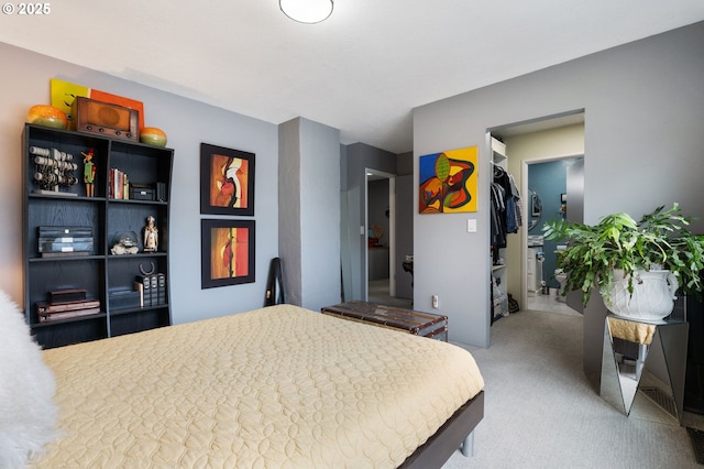 bedroom with carpet flooring