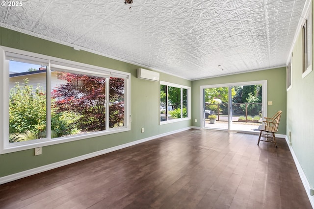 5425 SW Willow Ave, Corvallis, OR 97333 - unfurnished sunroom with a wall mounted AC