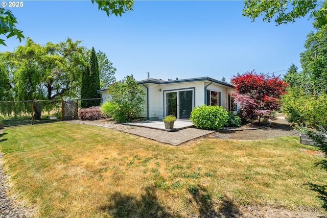 5425 SW Willow Ave, Corvallis, OR 97333 - back of house with a patio and a gate
