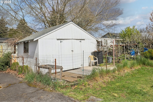 7515 SE Luther Rd, Portland, OR 97206 - view of shed with cooling unit