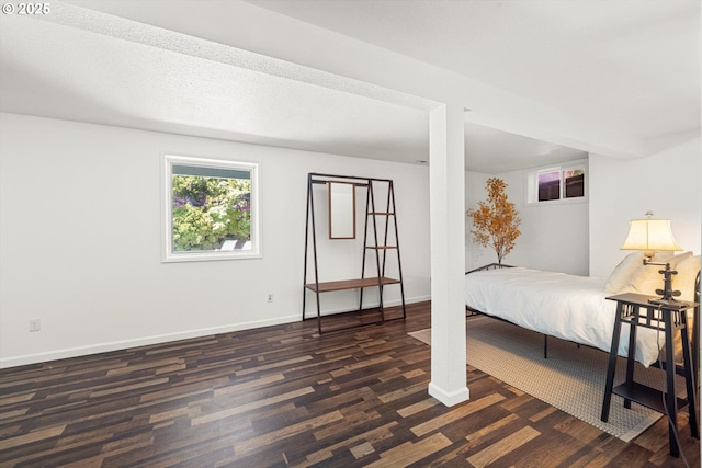 2395 SW Timberline Dr, Portland, OR 97225 - bedroom with dark wood-type flooring and baseboards