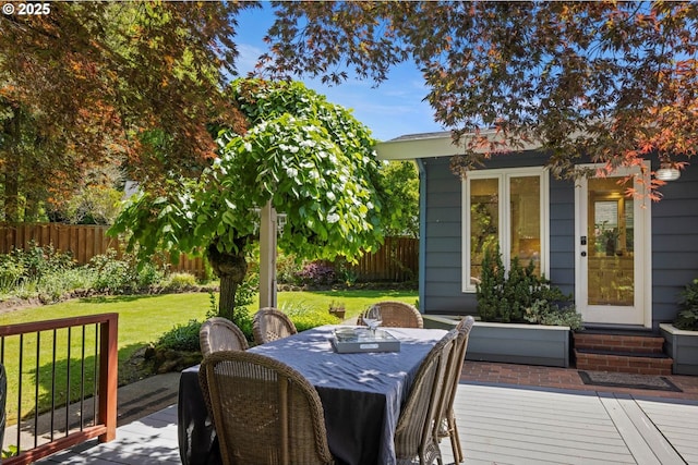 2395 SW Timberline Dr, Portland, OR 97225 - wooden deck with outdoor dining area