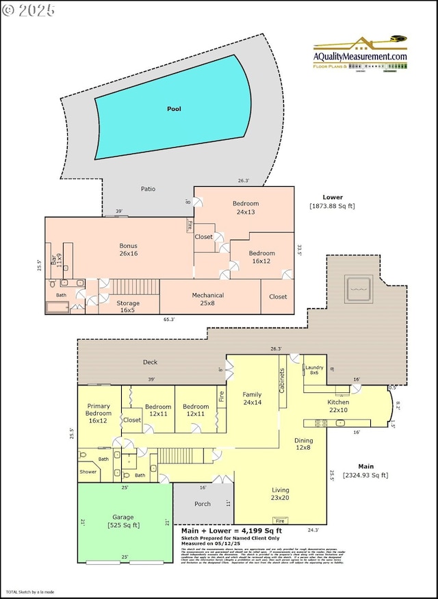2395 SW Timberline Dr, Portland, OR 97225 - property floor plan