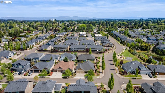 aerial perspective of suburban area