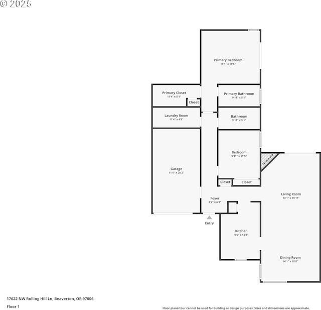 17622 NW Rolling Hill Ln, Beaverton, OR 97006 - room layout