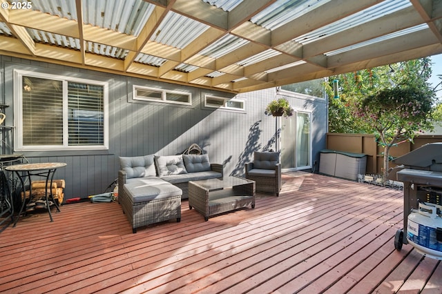 17622 NW Rolling Hill Ln, Beaverton, OR 97006 - deck featuring an outdoor hangout area