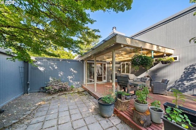 17622 NW Rolling Hill Ln, Beaverton, OR 97006 - view of patio featuring a wooden deck