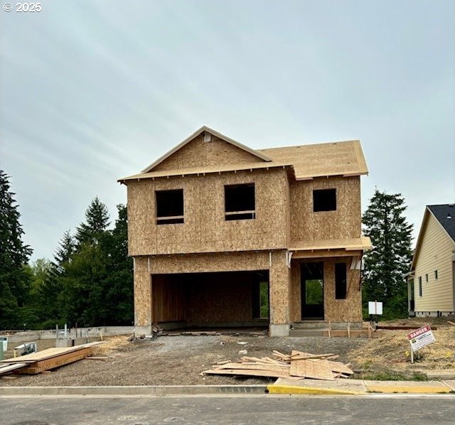 1707 N Millican Creek St, Lafayette, OR 97127 - property in mid-construction featuring an attached garage and stucco siding