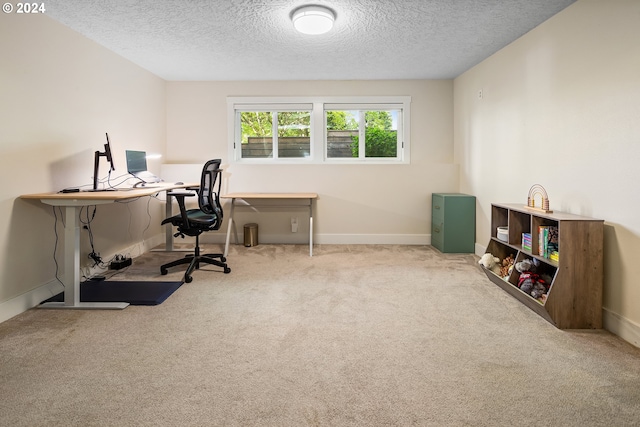 9636 SW Boones Ferry Rd, Portland, OR 97219 - office space with carpet floors, a textured ceiling, and baseboards