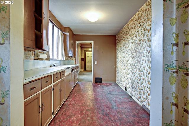 kitchen featuring sink