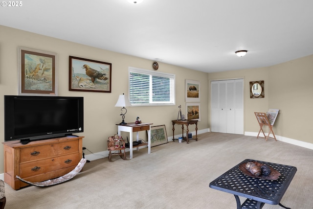 6027 View Loop, Florence, OR 97439 - sitting room featuring carpet flooring