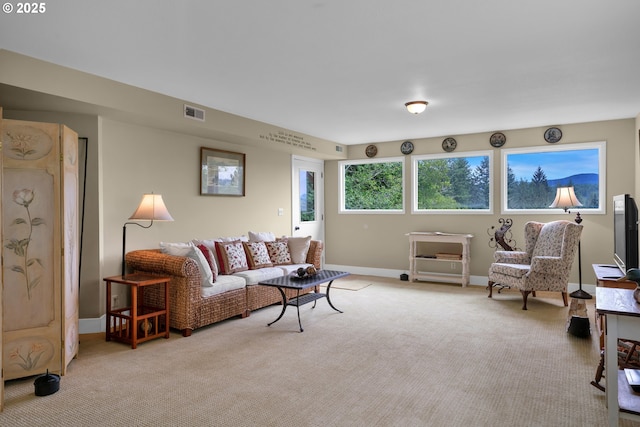 6027 View Loop, Florence, OR 97439 - carpeted living area with baseboards