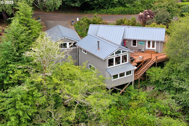 6027 View Loop, Florence, OR 97439 - view from above of property