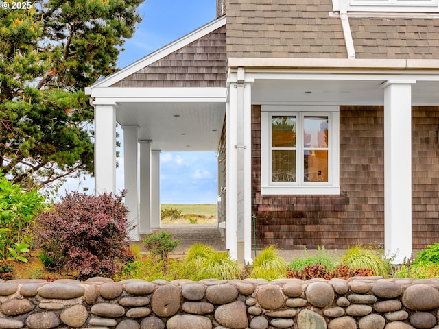 766 Neacoxie Blvd, Gearhart, OR 97138 - view of side of home with a shingled roof