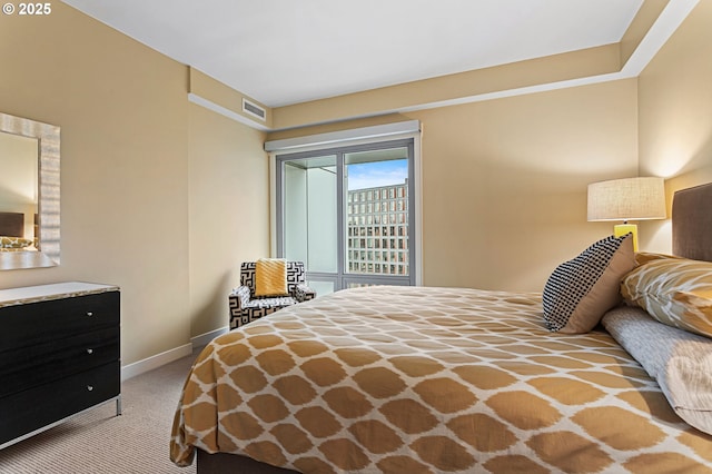 bedroom featuring carpet flooring