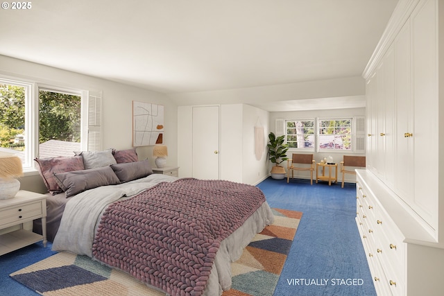 2160 Oakmont Way, Eugene, OR 97401 - bedroom featuring dark carpet