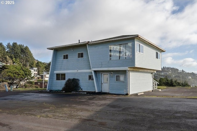 view of rear view of property