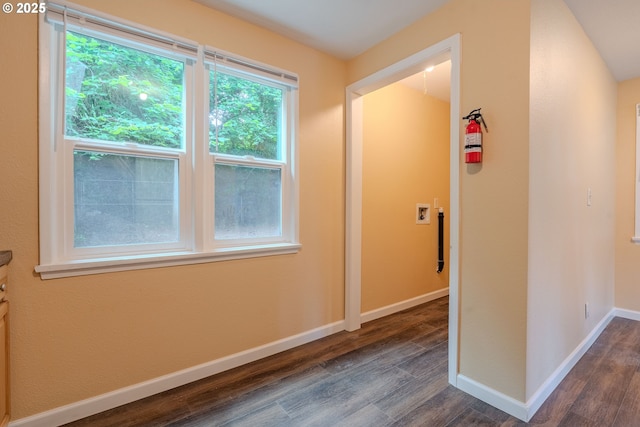 3211 E 17th St, Vancouver, WA 98661 - hallway with dark wood-type flooring and baseboards