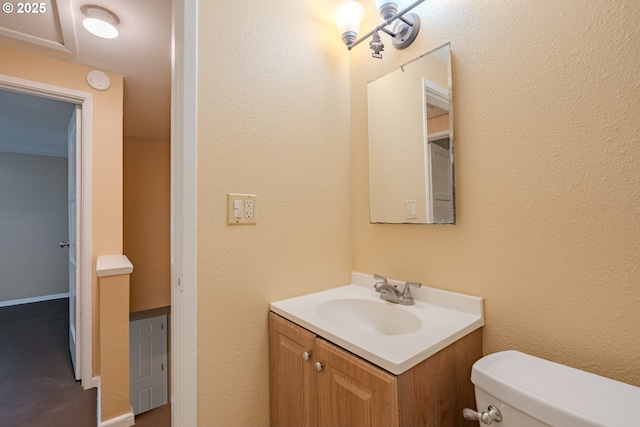 3211 E 17th St, Vancouver, WA 98661 - half bathroom featuring vanity and toilet