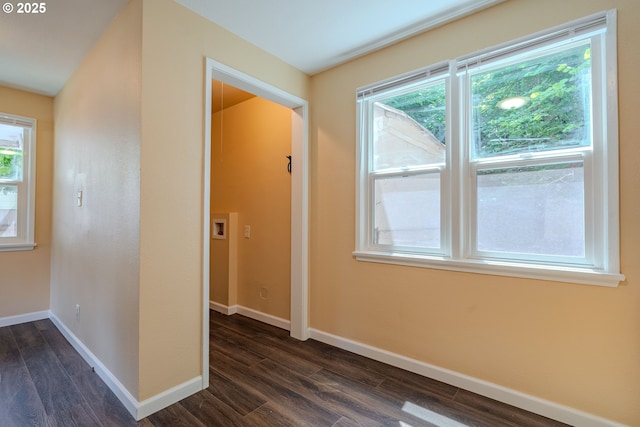 3211 E 17th St, Vancouver, WA 98661 - spare room with dark wood-style flooring and healthy amount of natural light