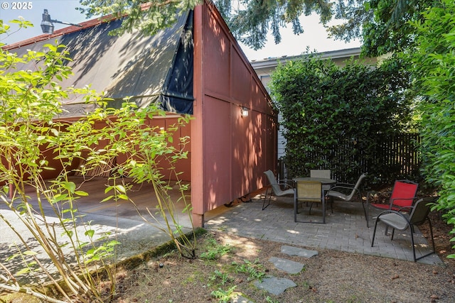 1534 NE 26th Ave Unit 8, Portland, OR 97232 - view of outbuilding featuring outdoor dining area