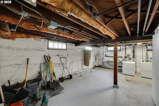 1534 NE 26th Ave Unit 8, Portland, OR 97232 - below grade area with independent washer and dryer