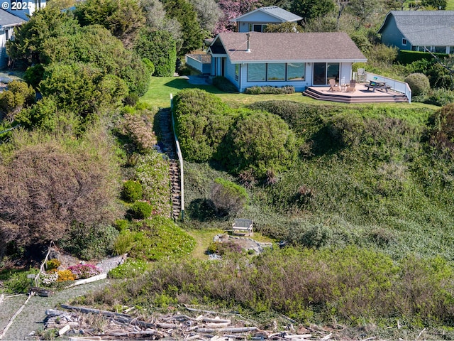 15436 Oceanview Dr, Brookings, OR 97415 - birds eye view of property