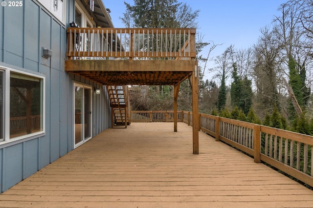 view of deck