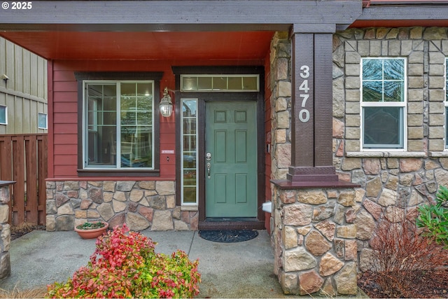 view of property entrance