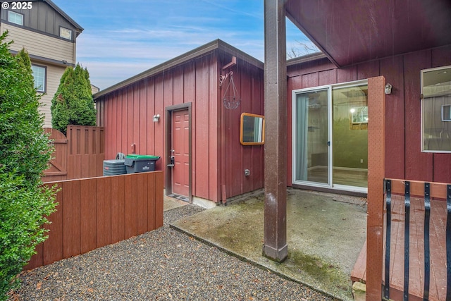 view of outbuilding