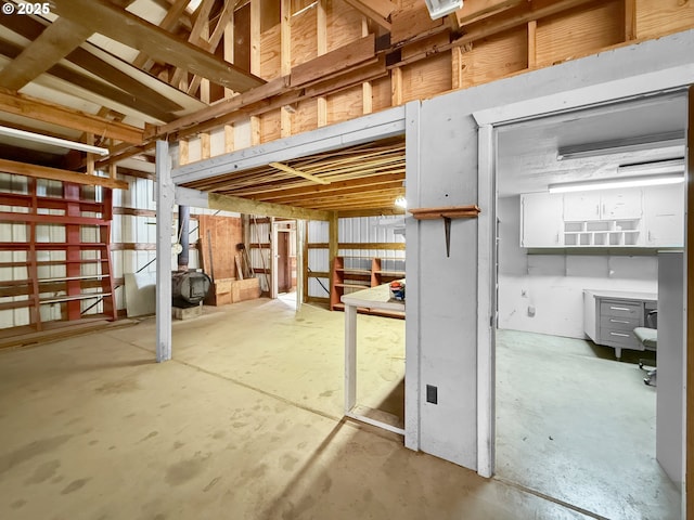 55 Irving St, Cathlamet, WA 98612 - view of unfinished basement