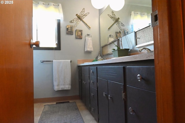 7811 NE 78th St, Vancouver, WA 98662 - bathroom with baseboards and vanity