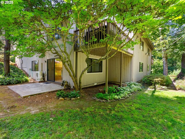 7116 SW Murray Blvd, Beaverton, OR 97008 - back of house with a yard, a patio, and ac unit