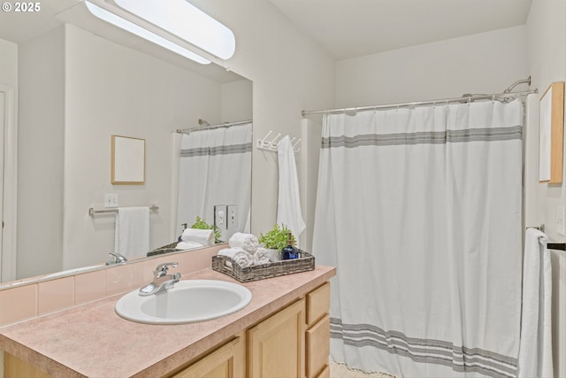 2539 NW 167th Ave, Beaverton, OR 97006 - bathroom with vanity and a shower with shower curtain