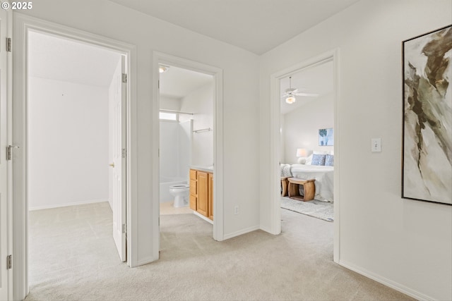 2539 NW 167th Ave, Beaverton, OR 97006 - corridor with light carpet and baseboards