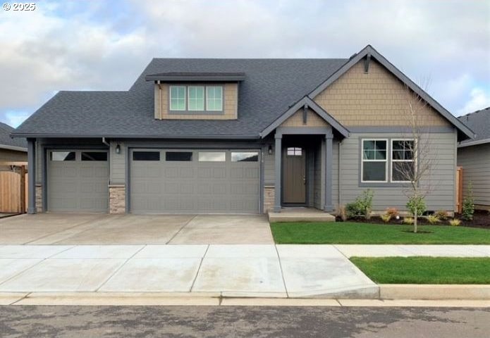 view of craftsman inspired home