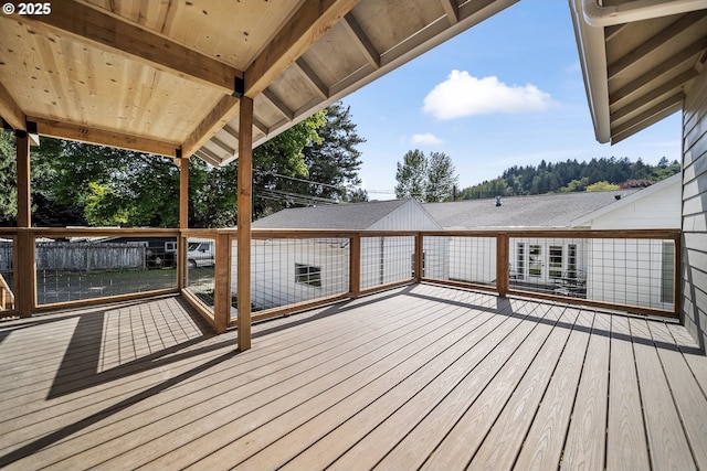 970/974 SE Roberts Ave, Gresham, OR 97080 - view of wooden terrace