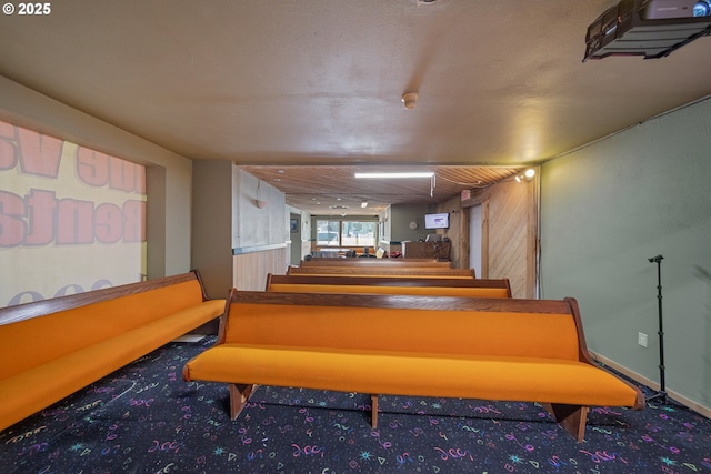 115 8th St, Winchester Bay, OR 97467 - miscellaneous room with carpet flooring and stairs