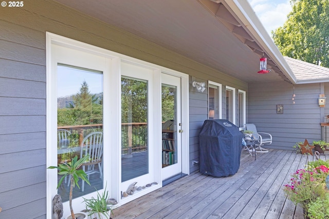 161 Single Pine Ln, Winchester, OR 97495 - wooden terrace with area for grilling