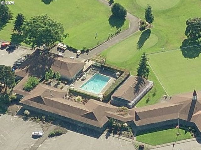 12160 SW Royal Ct Unit D, Portland, OR 97224 - aerial view of property's location featuring a pool