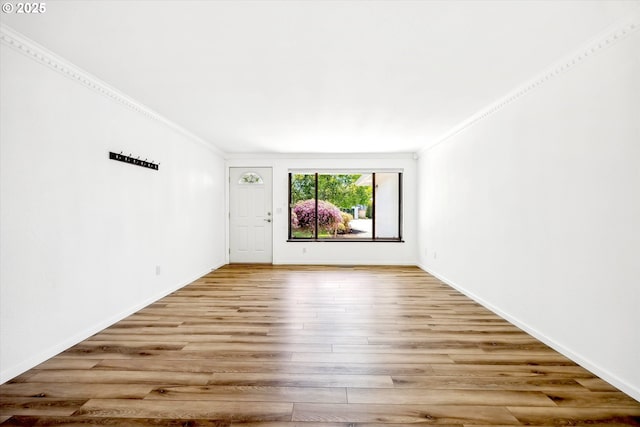 1630 SW Kings Byway, Troutdale, OR 97060 - unfurnished room featuring light wood-style floors, ornamental molding, and baseboards