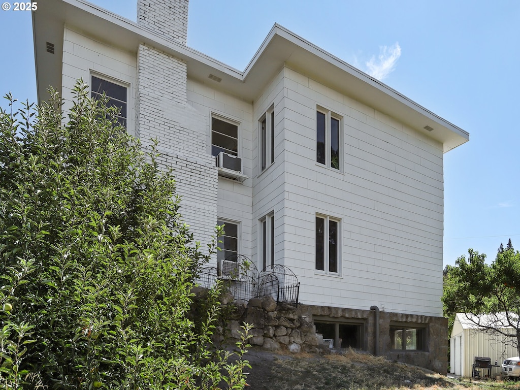 exterior space featuring central air condition unit and cooling unit