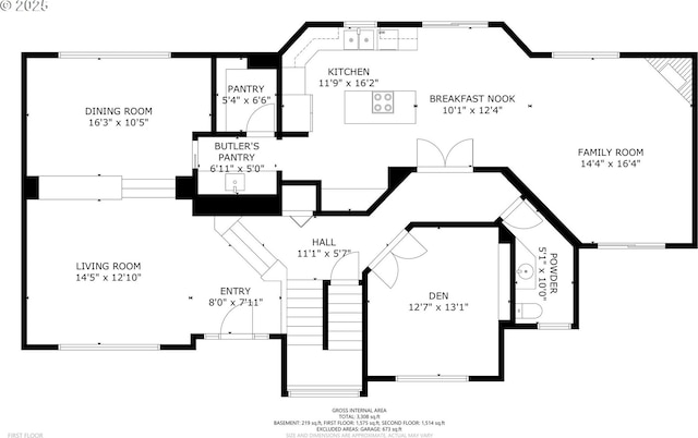 15017 SW Telluride Ter, Beaverton, OR 97007 - view of property floor plan