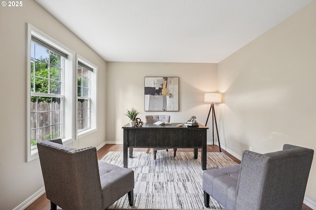 7330 SW Kelsi Ct, Portland, OR 97223 - office space with baseboards and wood finished floors