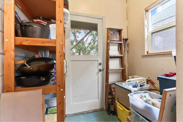 view of storage room