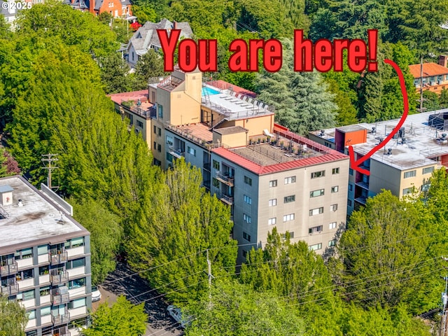 2021 SW Main St Unit 66, Portland, OR 97205 - aerial view
