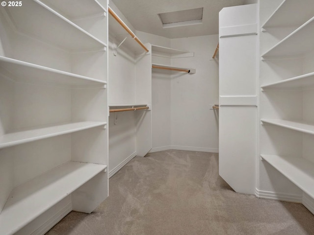 3165 SW Garden View Ave, Portland, OR 97225 - spacious closet featuring light colored carpet and attic access