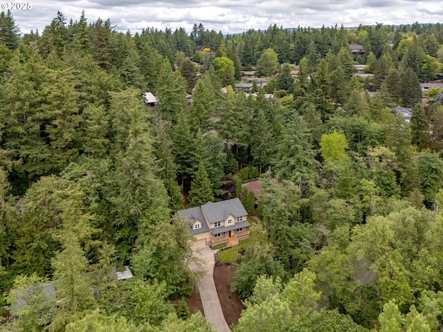 3165 SW Garden View Ave, Portland, OR 97225 - aerial view of property and surrounding area featuring a forest