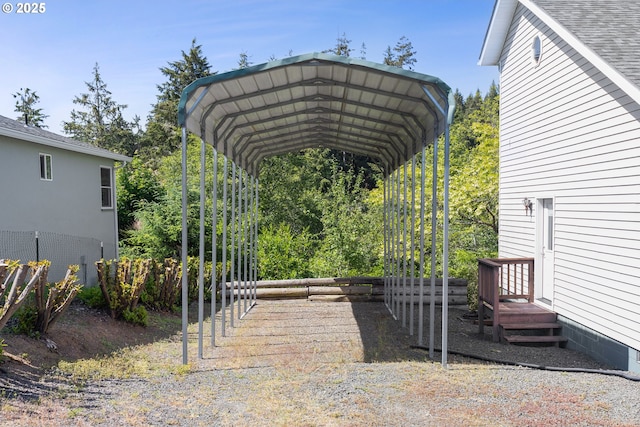 2111 Greenwood Ave, Reedsport, OR 97467 - view of parking featuring a carport
